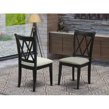 Charlton home meg solid wood dining chair outlet frame